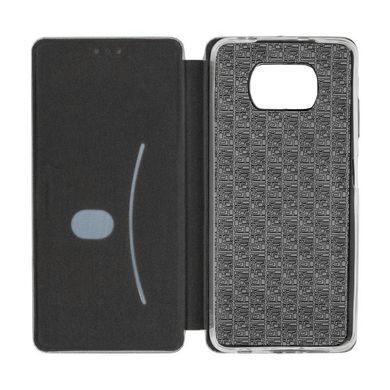 Чехол-книжка Premium Case под кожу Xiaomi Poco X3, X3 PRO черный 24089 фото