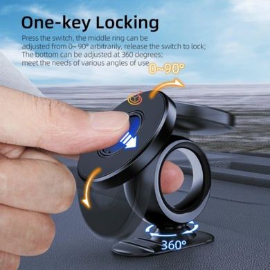 Автотримач Essager Mirrow Magnetic Phone Holder чорний 15137 фото