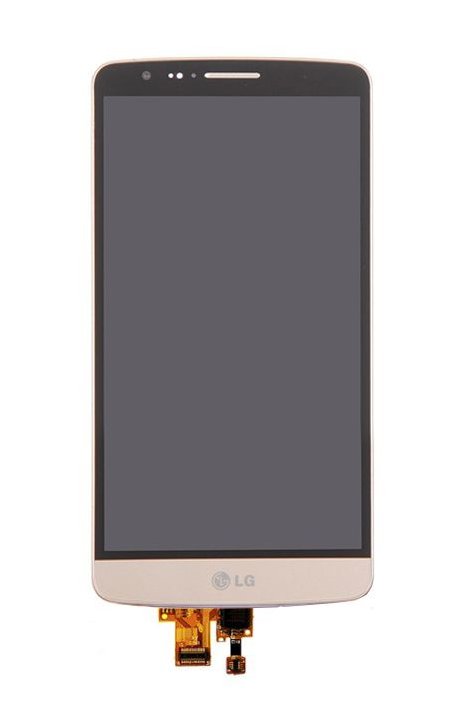 Дисплей для LG D690 G3 Stylus с рамкой золотистый 08075 фото