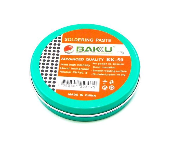 Флюс-паста (паяльная паста) BAKU BK-50 (50 гр) 26412 фото