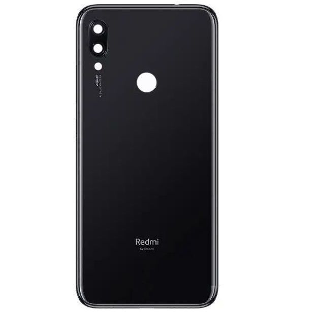 Задняя крышка для Xiaomi Redmi Note 7 со стеклом камеры черная оригинал Китай 12473 фото