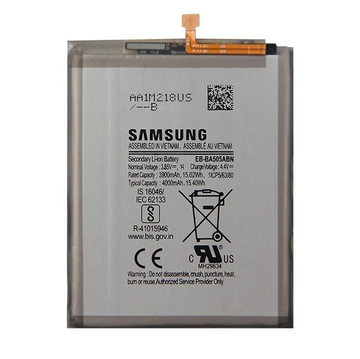 Аккумулятор Samsung EB-BA505ABU для A305 Galaxy A30, A307F Galaxy A30s, A505 Galaxy A50, A205 Galaxy A20 4000 mAh Оригинал Китай 25620 фото