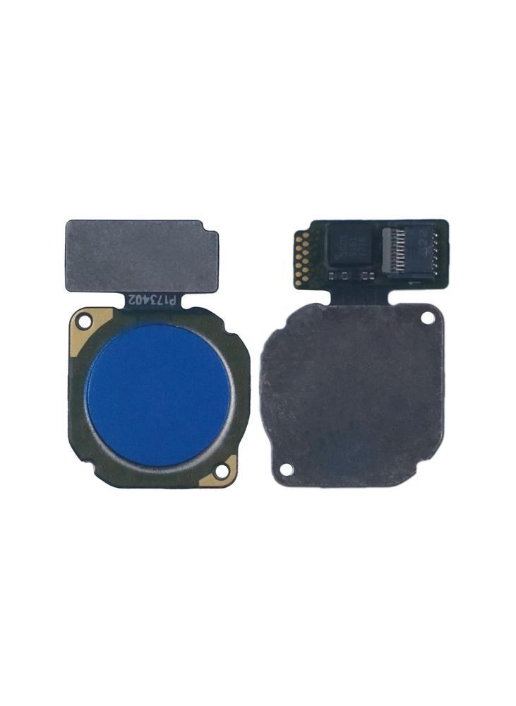 Шлейф для Huawei Honor 10 Lite HRY-LX1, P Smart 2019 POT-L21,POT-LX1, Y6 2019 MRD-LX1,P Smart Z STK-LX1 зі сканером відбитка пальця синього кольору, Sky Blue 15351 фото