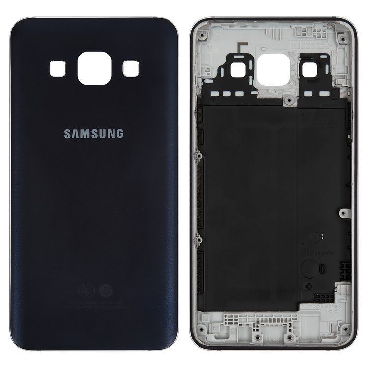 Задняя крышка для Samsung A300F (2015) Galaxy A3, A300FU, A300H синяя 07687 фото