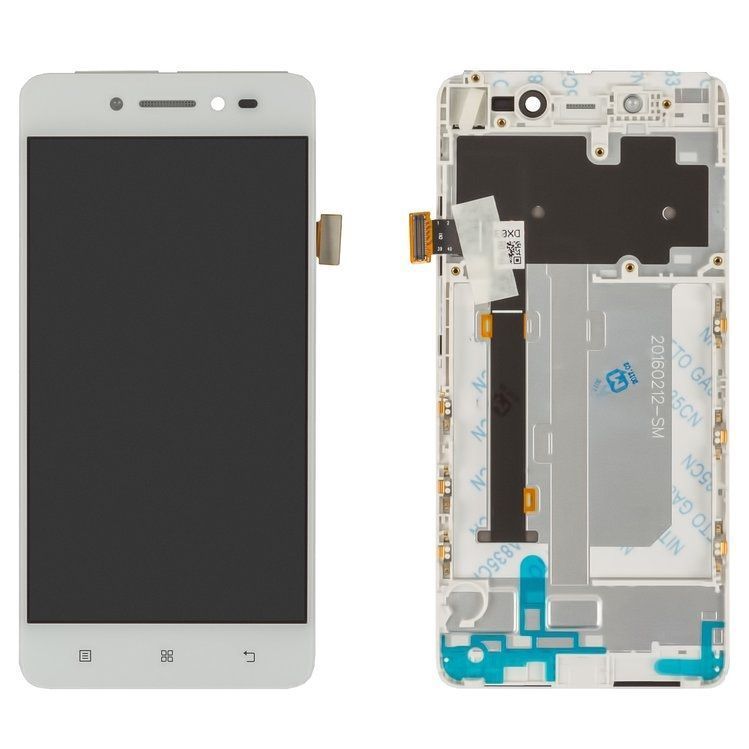 Дисплей для Lenovo S90 и рамкой белый 00108 фото