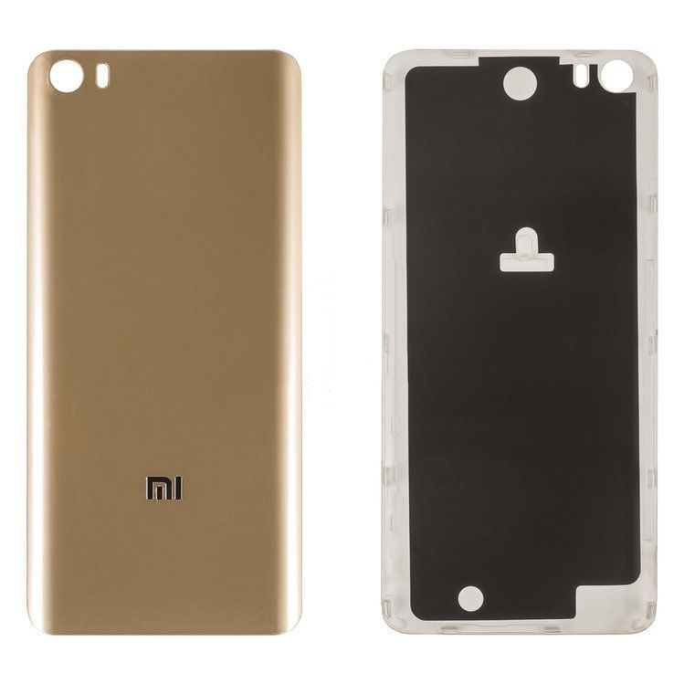 Задняя крышка для Xiaomi Mi5 золотистая, стекло, Оригинал Китай 08448 фото
