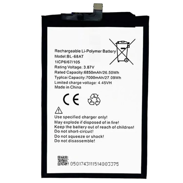 Аккумулятор для Tecno BL-68AT для Tecno Pova 2, Pova 3 7000mAh Оригинал Китай 30780 фото