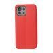Чехол-книжка Premium Case под кожу Xiaomi Mi 11 Lite (2021) красный 23763 фото 2