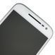 Дисплей для Motorola XT1640 Moto G4 Plus, XT1641, XT1642, XT1643, XT1644 с рамкой белый 14570 фото 3