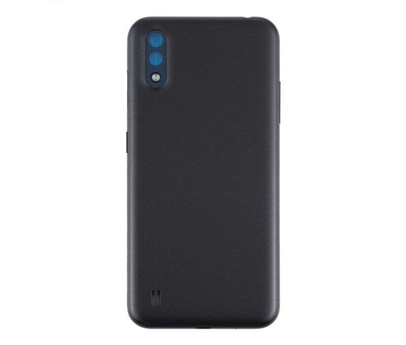Задняя крышка для Samsung A015F Galaxy A01 черная, Оригинал Китай, со стеклом камеры 17753 фото