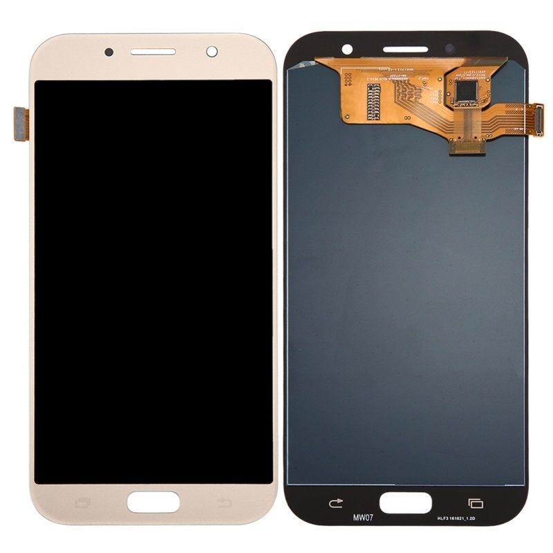 Дисплей для Samsung A720F Galaxy A7 (2017) розовый (GH97-19723D) Оригинал 07156 фото