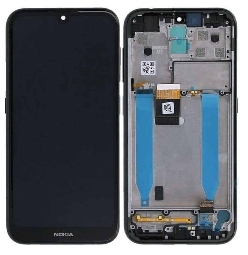 Дисплей для Nokia 4.2 Dual Sim TA-1157, TA-1184, TA-1133,TA-1149 с рамкой, черный 24945 фото