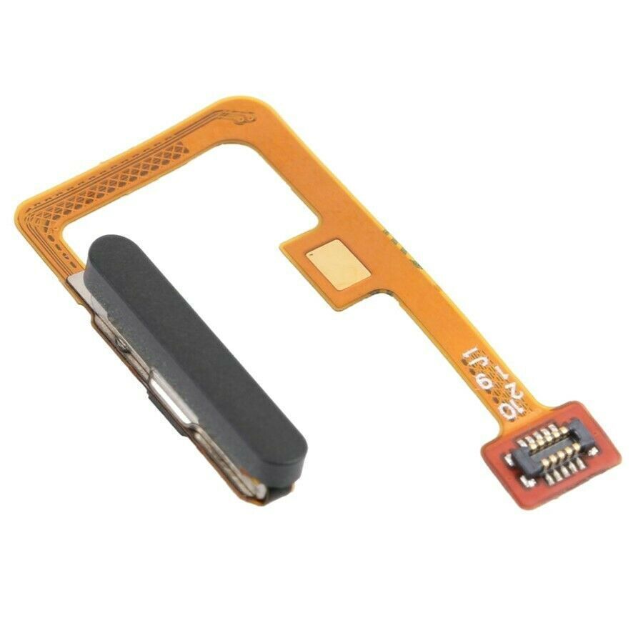 Шлейф для Xiaomi Mi 11 Lite, Mi 11 Lite 5G, 11 Lite 5G NE з кнопкою включення та сканером відбитка пальця, чорний 26059 фото