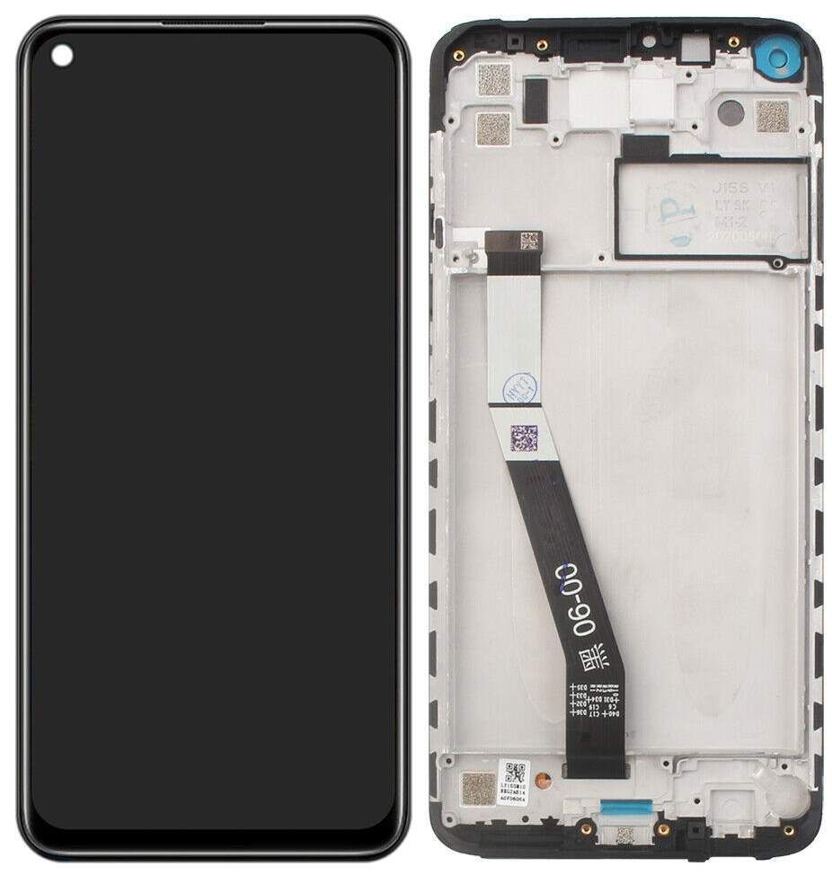 Дисплей для Xiaomi Redmi Note 9T, Redmi Note 9 5G с рамкой черный Оригинал 28457 фото