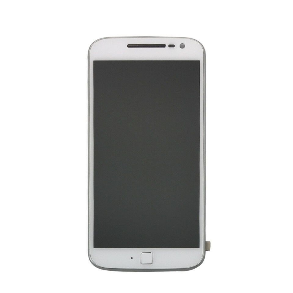 Дисплей для Motorola XT1640 Moto G4 Plus, XT1641, XT1642, XT1643, XT1644 с рамкой белый 14570 фото