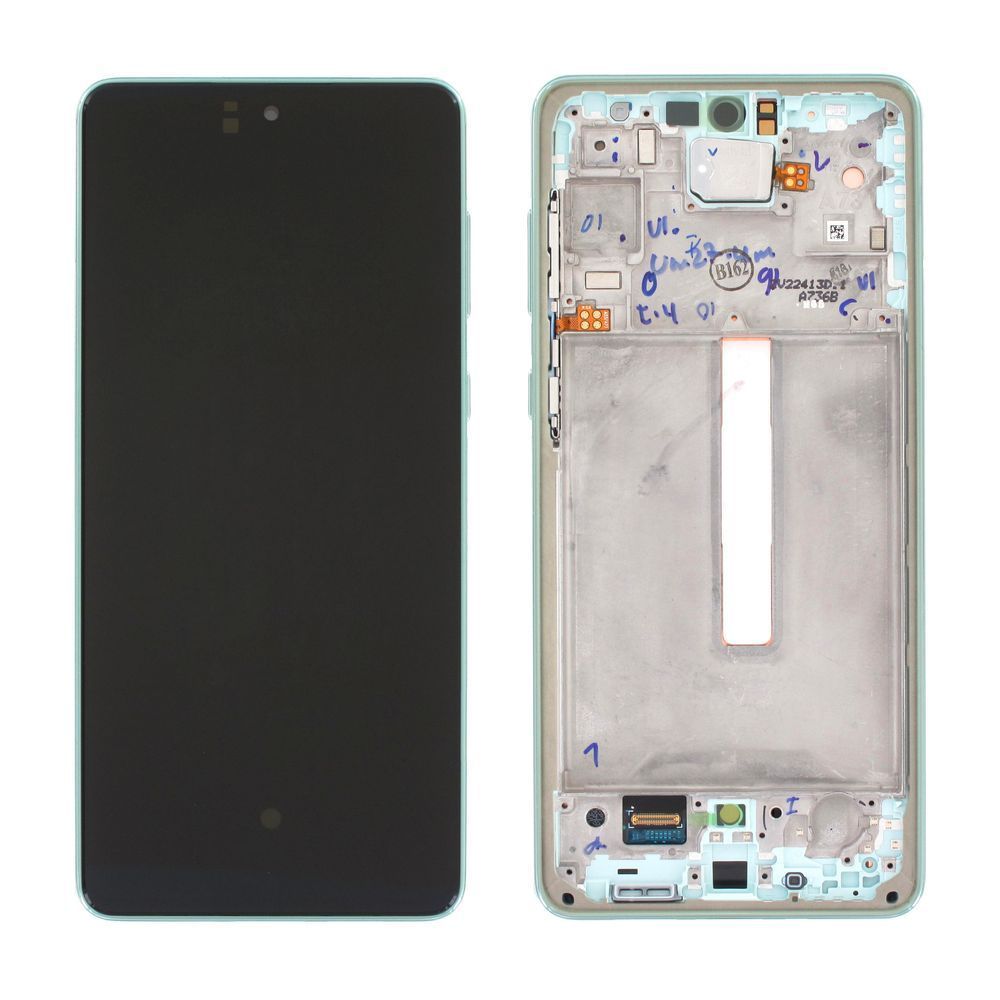 Дисплей для Samsung A725F Galaxy A72 с рамкой синий (GH82-25463B) Оригинал 28294 фото