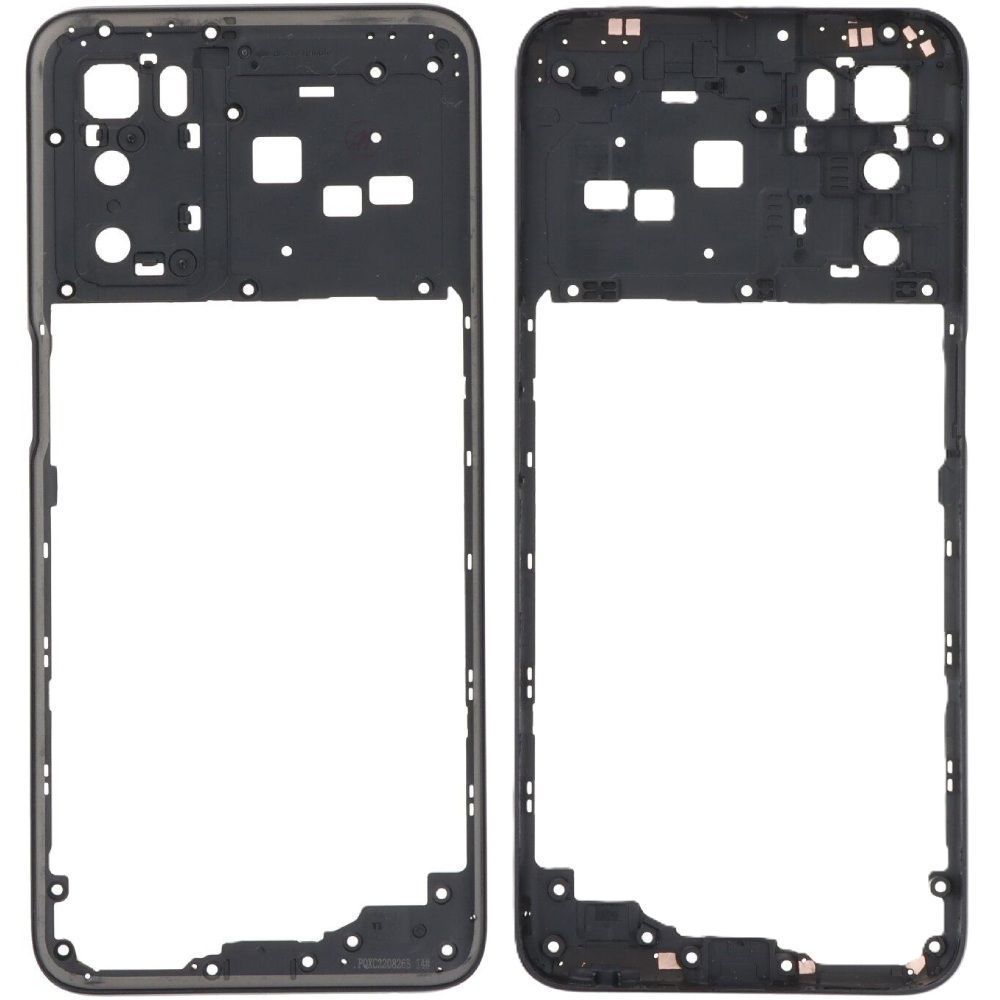 Рамка корпусу Oppo A16 CPH2269, A16s CPH2271, A54s CPH2273 чорна, Crystal Black 33620 фото