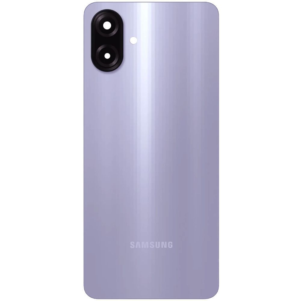 Задняя крышка для Samsung A075 Galaxy A07 4G фиолетовая, Light Violet, со стеклом камеры, Оригинал Китай 32361 фото