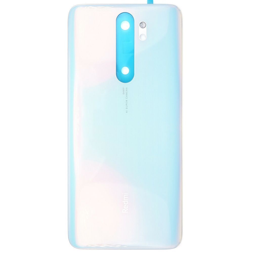 Задняя крышка для Xiaomi Redmi Note 8 Pro, стекло, белая Оригинал Китай 29425 фото