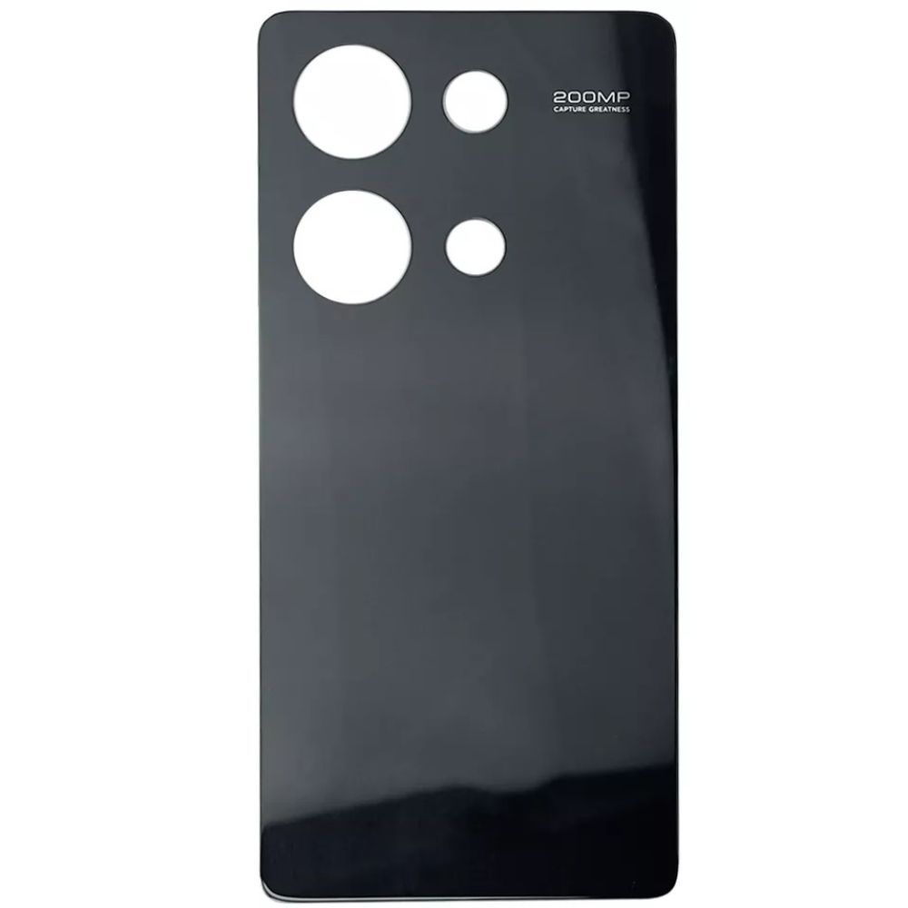 Задня кришка для Xiaomi Redmi Note 13 Pro 4G 23117RA68G, 2312FPCA6G чорна 30369 фото