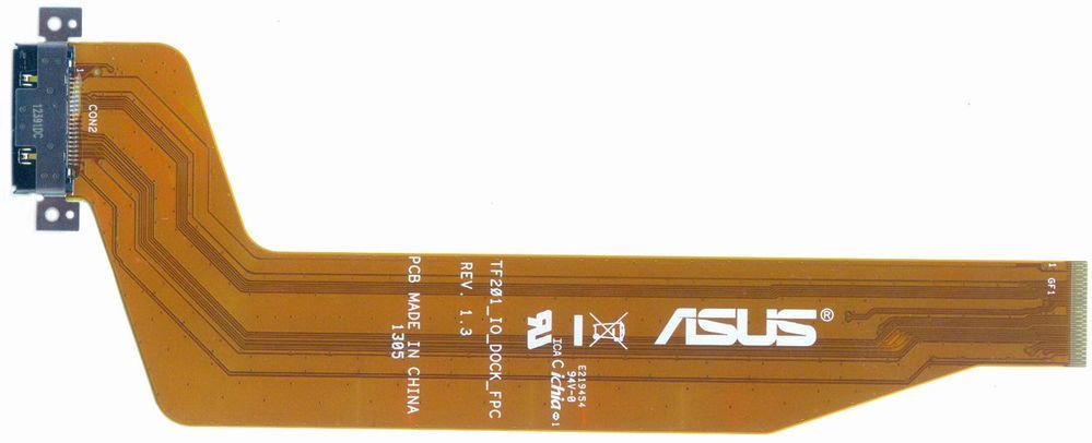 Шлейф для Asus TF201 Eee Pad Transformer Prime с разъемом зарядки 08997 фото