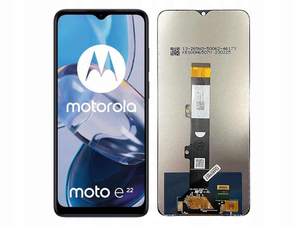 Дисплей для Motorola XT2239 Moto E22, E22i черный 28697 фото