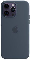 Чехол силиконовый Silicone Case для Apple iPhone 14 Pro Max Storm Blue 26655 фото