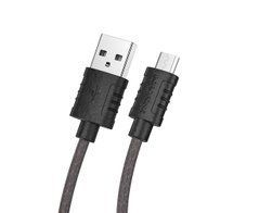 Кабель Borofone BX52 Microusb 1m 2.4A черный 25841 фото