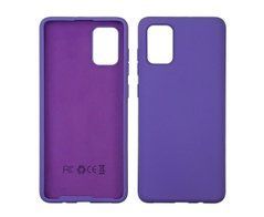 Чехол силиконовый Full Nano Silicone Case для Samsung A715 Galaxy A71 светло-фиолетовый 26211 фото