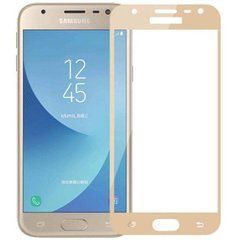 3D Защитное стекло для Samsung J250 Galaxy J2 (2018) золотое 11783 фото