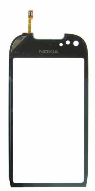 Сенсор (тачскрин) Nokia C7-00 черный 01624 фото
