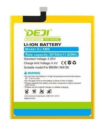 Аккумулятор BM3M DEJI для Xiaomi Mi 9 SE 3070mAh 27753 фото