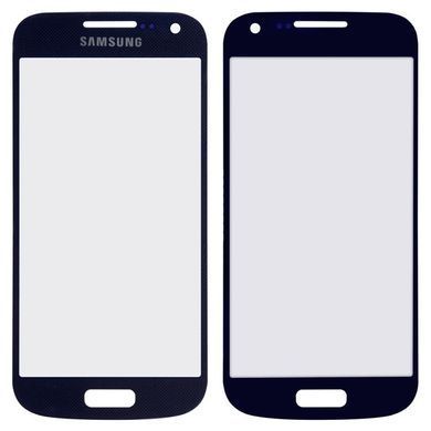 Переднее стекло Samsung I9190 Galaxy S4 mini, I9192 Galaxy S4 Mini Duos, I9195 Galaxy S4 mini черное 06565 фото