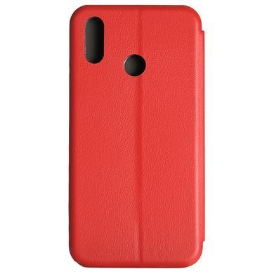 Чехол-книжка Premium Case под кожу Huawei Y7 (2019) красный 15654 фото