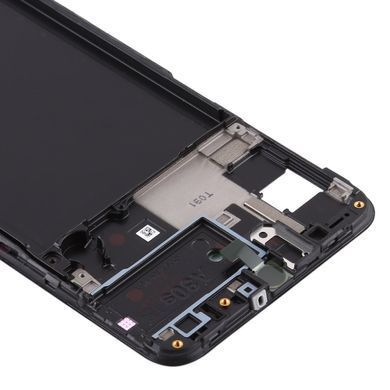 Рамка дисплея для Samsung A307F Galaxy A30s 2019 чорна 20401 фото