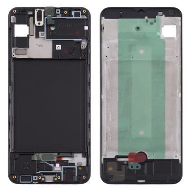 Рамка дисплея для Samsung A307F Galaxy A30s 2019 чорна 20401 фото
