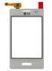 Сенсор (тачскрин) LG E425 Optimus L3 2 и рамкой белый 02206 фото