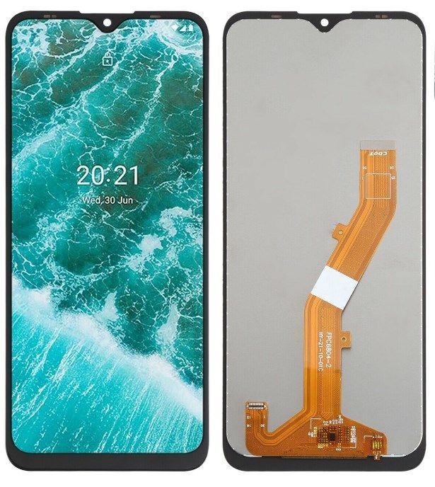 Дисплей для Nokia C30 TA-1359 черный 24946 фото