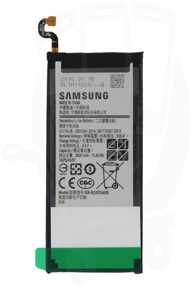 Аккумулятор Samsung EB-BG935ABE для G935 Galaxy S7 Edge 3600mAh 05385 фото