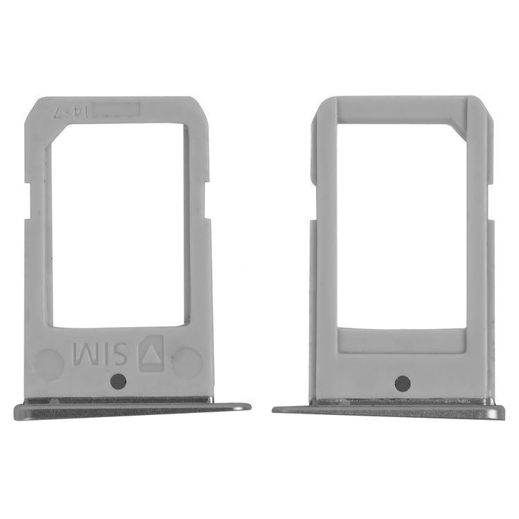 Держатель Sim-карты для Samsung G925F Galaxy S6 Edge черный, на 1 Sim-карту 09146 фото