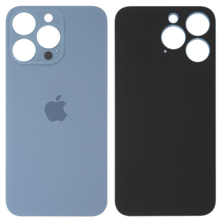 Задняя крышка для Apple iPhone 13 Pro синяя, с большим отверстием под камеру Оригинал Китай 32566 фото