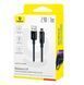 Кабель Baseus Lit Button-Control Fast Charging Type-A - Lightning (1m) 2.4A черный (P10379003121-00) 31760 фото 14