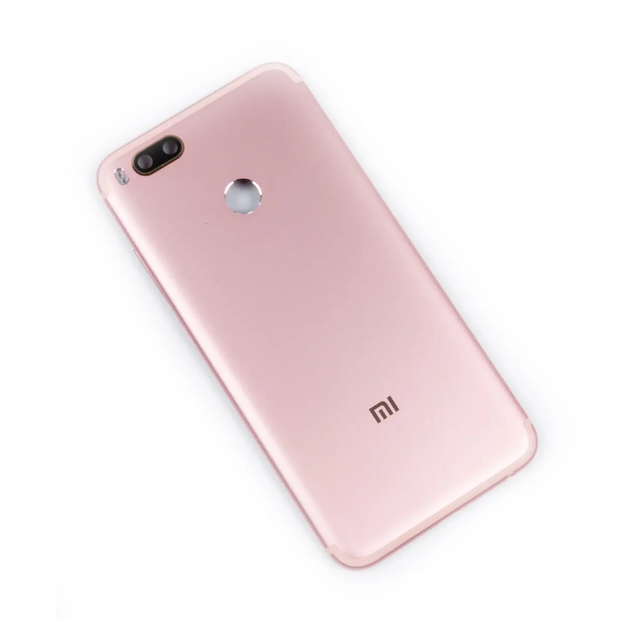 Задня кришка для Xiaomi Mi A1, Mi 5X рожева зі склом камери оригінал Китай 00330 фото