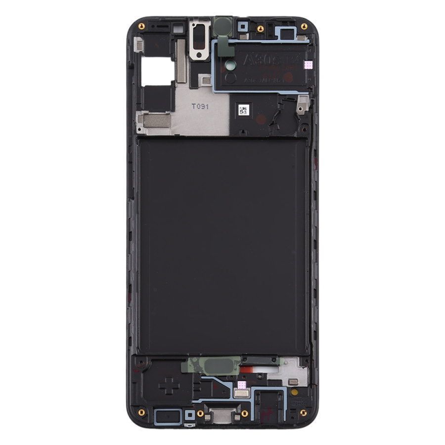 Рамка дисплея Samsung A307F Galaxy A30s 2019 черная 20401 фото