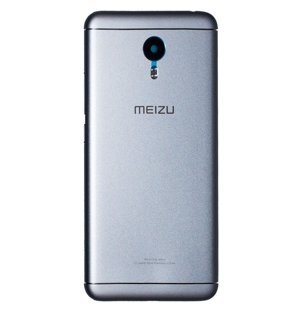 Задняя крышка для Meizu M3 Note (M681H) серая (темная) 06450 фото