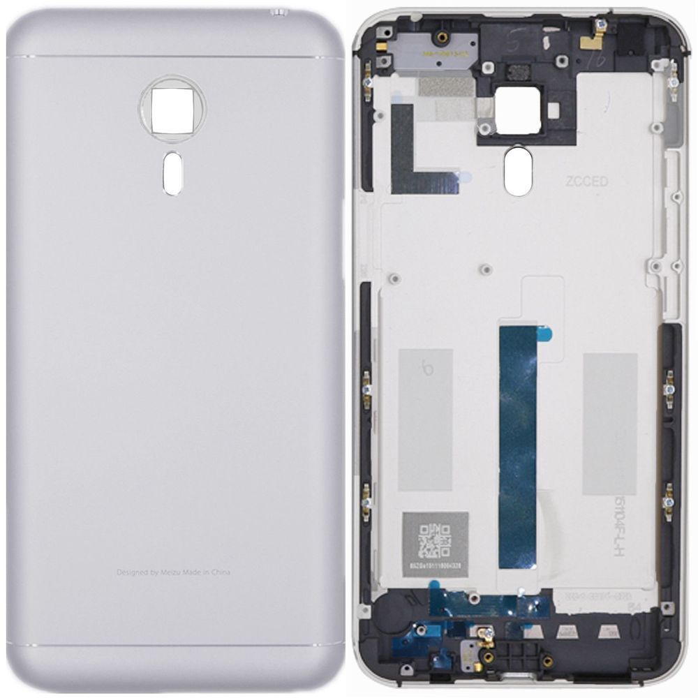 Задня кришка для Meizu MX5 срібляста 03467 фото