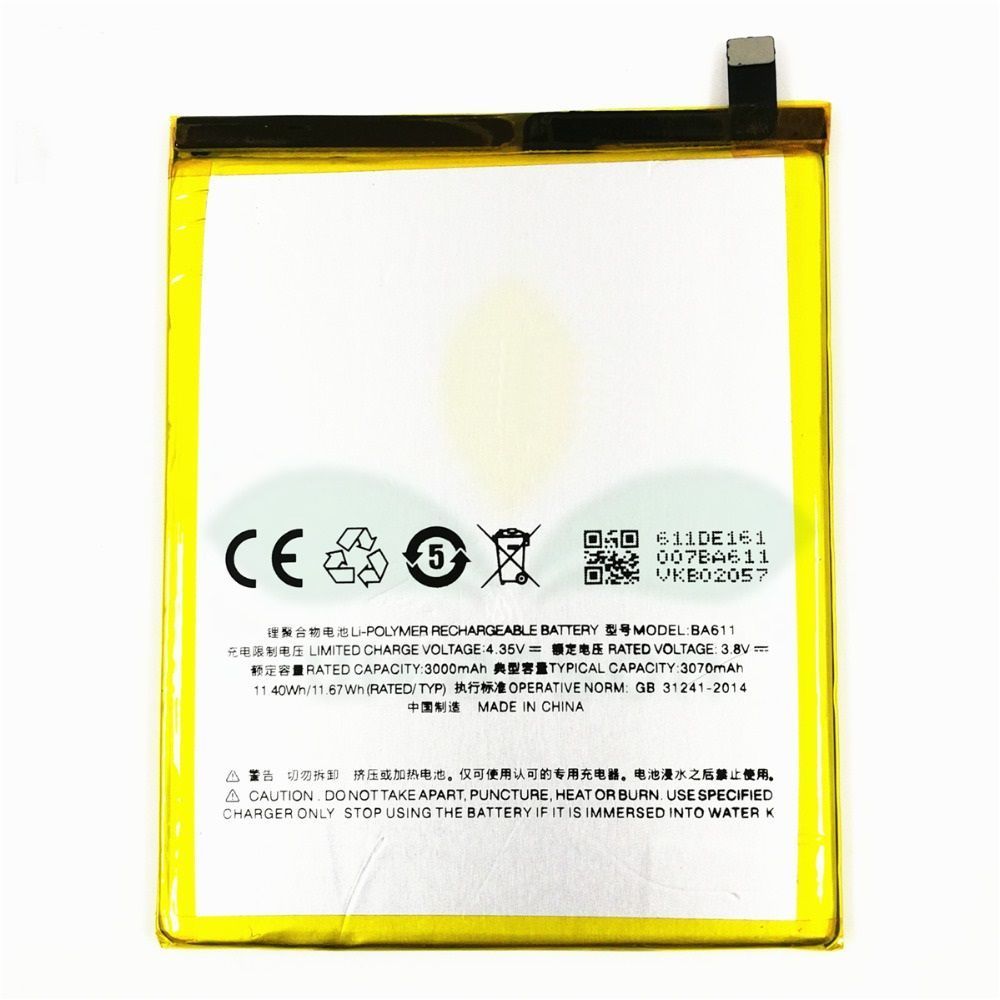 Аккумулятор Meizu BA611 для Meizu M5, 3000 mAh 07413 фото