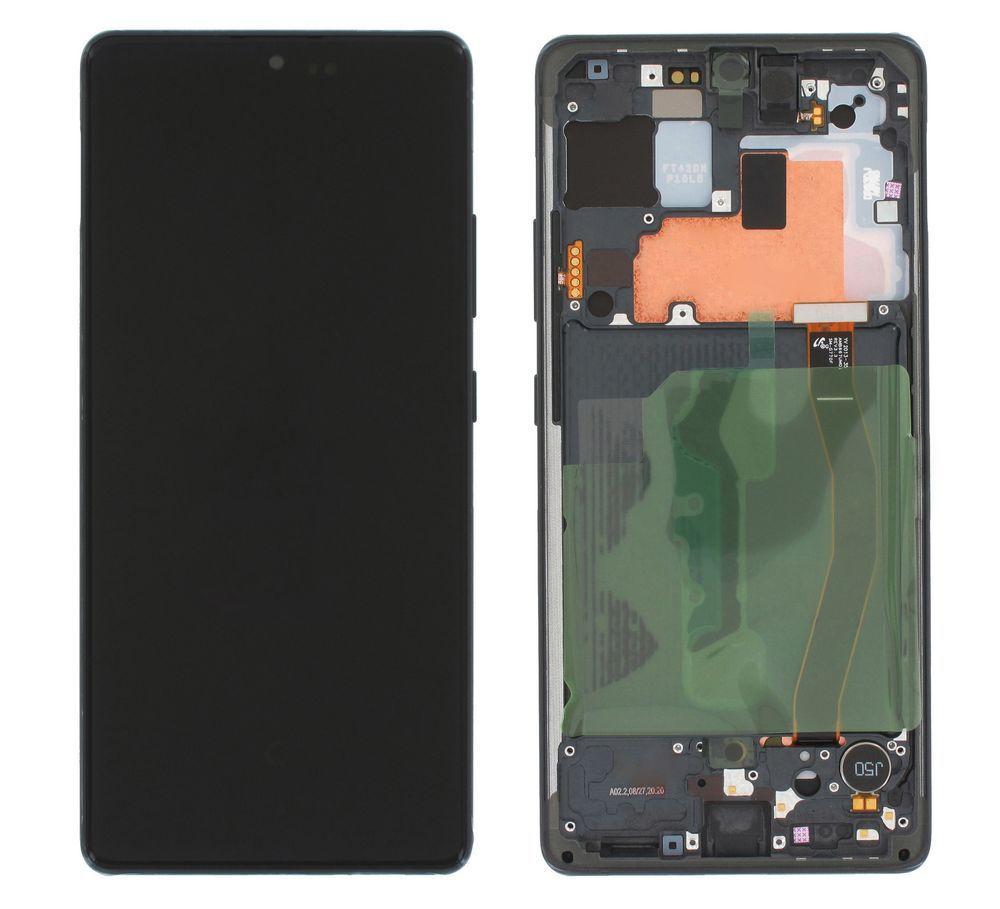 Дисплей для Samsung Galaxy S10 Lite G770 с рамкой черный (GH82-21992A) Оригинал 28295 фото