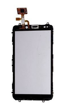 Сенсор (тачскрин) Nokia E7-00 и рамкой черный 01625 фото