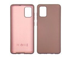 Чехол силиконовый Full Nano Silicone Case для Samsung A715 Galaxy A71 песочно-розовый 26212 фото